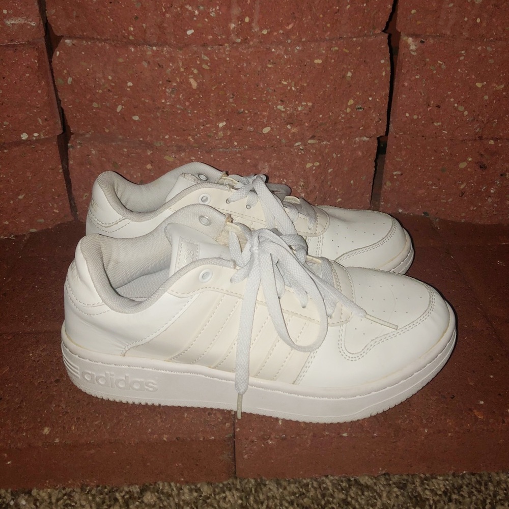 White adidas shoes